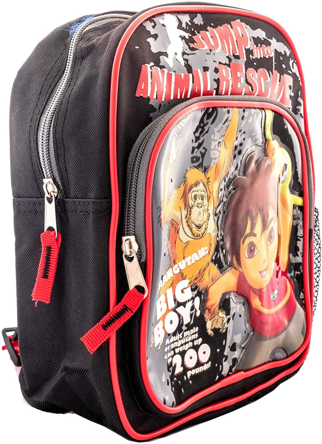 Nick Go Diego Go Jump Into Animal Rescue Backpack Book Bag 10 All Purpose Bag 
