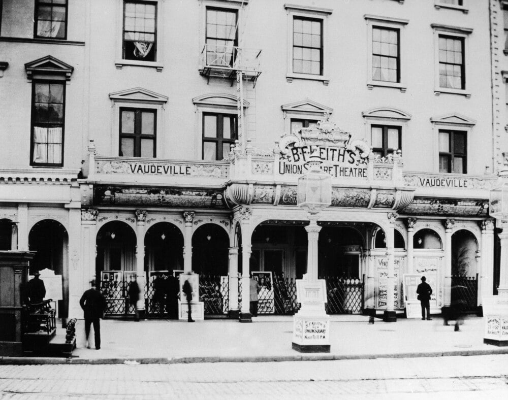 Vaudeville Theater, 1895. /Nb.F. Keith'S Union Square Theatre In New