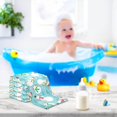 thumbnail image 6 of SKYSONIC Winter Snowman Baby Muslin Washcloths Face Towel, 3 PCS Christmas Burp Cloths Cotton Wipes Infant Wash Cloth for Newborn Boys Girls 12"x12", 6 of 7