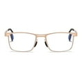 thumbnail image 5 of Men Anti-blue Light Square BIFOCAL Reading Glasses 3.00 Metal Trendy Business Gold Readers BIFOCAL +3.00 strength, 5 of 6