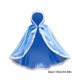 thumbnail image 2 of sweethay Capa Amigable con la Piel Fibra de Poliéster Adultos Niños Túnica con Capucha Manto de Moda Superficie Lisa con Hebilla Fiestas Temáticas Prendas para la parte del cuerpo Azul 110cm sweethay AP011490-11, 2 of 6