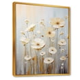 thumbnail image 2 of Designart "Simplified Buttercups On Neutral Background" Buttercups Floater Framed Wall Decor, 2 of 5