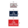 thumbnail image 6 of Signs ByLITA Classic Framed Do Not Touch Electrical Hazard Durable ABS Plastic Laser Engraved Easy Installation Sign (Navy Blue / White) - Small, 6 of 7