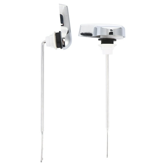 2 Pcs Toilet Flush Lever Toilet Handle Toilet Tank Handle Single Push Flushing