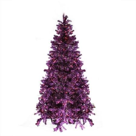 7 pre lit sparkling purple artificial christmas tree 7 pre lit sparkling purple artificial christmas tree