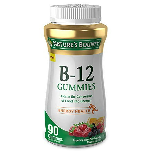 Vitamin B12 Gummies by Nature's Bounty, Dietary Supplement, Supports