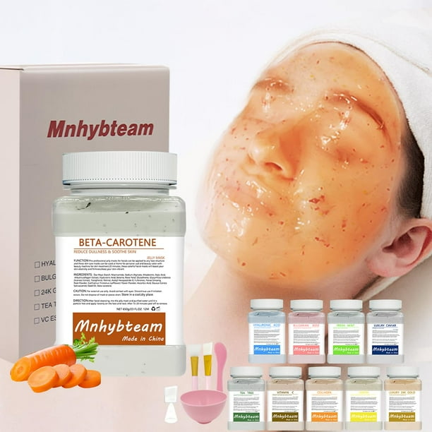 Máscaras de gelatina para tratamientos faciales Mnhybteam Professional (paquete de 1)
