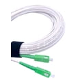 thumbnail image 1 of Elfcam - Cable De Fibra Óptica De 5M/16,4 Pies Sc/Apc A Sc/Apc Simplex Monomodo 9/125M Cable De Conexión Lszh Para Ftth Color Blanco 5 Metros, 1 of 5