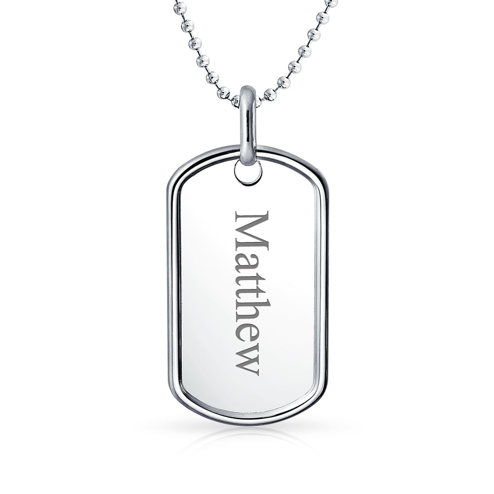 Glitters | Personalized Dog Tag | Engraving Custom Message | Jewellery