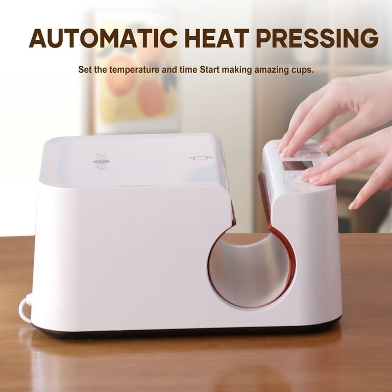 HTVRONT Auto Tumbler Mug Heat Press Machine for Sublimation DIY