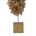 thumbnail image 3 of Creative Co-Op Fabric Yarn Tree with Wood Base, Tan, 3 of 4