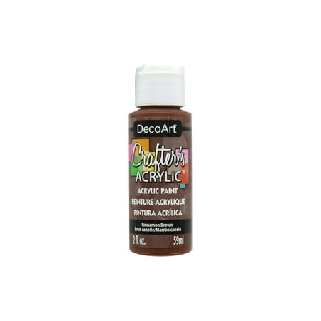 UPC: 0016455545416 | Decoart Crafter s Acrylic Paint 2oz Cinnamon Brown