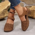 thumbnail image 5 of Yyuenw Women Closed Toe Cutout Block Heel Sandals Ankle Strap Summer Daily Commuter Casual Walking Shoes, 5 of 9