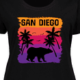 thumbnail image 4 of Inktastic San Diego California Sunset Women's Plus Size T-Shirt, 4 of 5