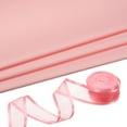 thumbnail image 3 of Uxcell 20 Sheets Flower Wrapping Paper, 22.8"x22.8" Floral Craft Paper with Ribbon for Flowers Gift Package, Pink, 3 of 7