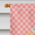 thumbnail image 3 of Carolines Treasures BB7859CHF Bali Canard Rose Check Toile Maison Drapeau, 3 of 4