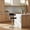 Black/Brushed Stainless Steel, variant on Callie Modern Retro Swivel Metal Adjustable Height Barstool With Faux Leather Seat