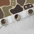 thumbnail image 4 of Castle Fairy Camo Camper Pattern Black Out Curtains for Adults, Camouflage Art Curtains Pack of 2 (42x63 Each) for Bedroom, Brown Green, 4 of 6