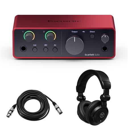 Focusrite solo gen 3 FOCUSRITE SCARLETT SOLO GEN 3 MK3 STUDIO PACK