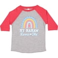 thumbnail image 3 of Inktastic My Mamaw Loves Me Girls Retro Rainbow Girls Toddler T-Shirt, 3 of 5