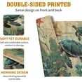 thumbnail image 3 of Sea Turtle Placemats Set of 4 Summer Beach Seasonal Linen Table Mats 12x18 Inch Vintage Ocean Animal Heat Resistant Washable Non-Slip Place Mats for Party Kitchen Dining Decoration, 3 of 6