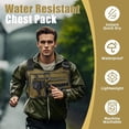 thumbnail image 6 of Chest Bag for Men,Running Pack Vest for Workouts,Water Resistant Sports Chest Pack For Running, 6 of 11