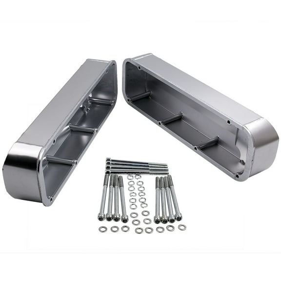 BFO Fabricated Aluminum Tall Valve Covers Fit Ford BBF 429 460 V8 Big Block Engines