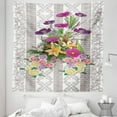 thumbnail image 1 of Flower Tapestry, Fresh Colorful Spring Bouquet on Neutral Vintage Ornaments, Fabric Wall Hanging Decor for Bedroom Living Room Dorm, 5 Sizes, Warm Taupe Multicolor, by Ambesonne, 1 of 1