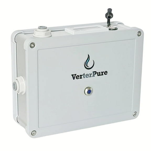 VerterPure VP4 UV-C LED Ultraviolet Freshwater Filter Purifier, Reduce up to 99.99% of Contaminants, Smart on/off Switch, for Freshwater, 1.0 GPM,