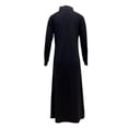 thumbnail image 6 of IWRICH Women's White Button down Collar Sweatshirt Maxi Dress Long Sleeve Casual Elegant Party Sporty Work Dresses Black S, 6 of 7