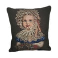 thumbnail image 2 of Girl Lace Needlepoint Pillow, 16" x 18", 2 of 3