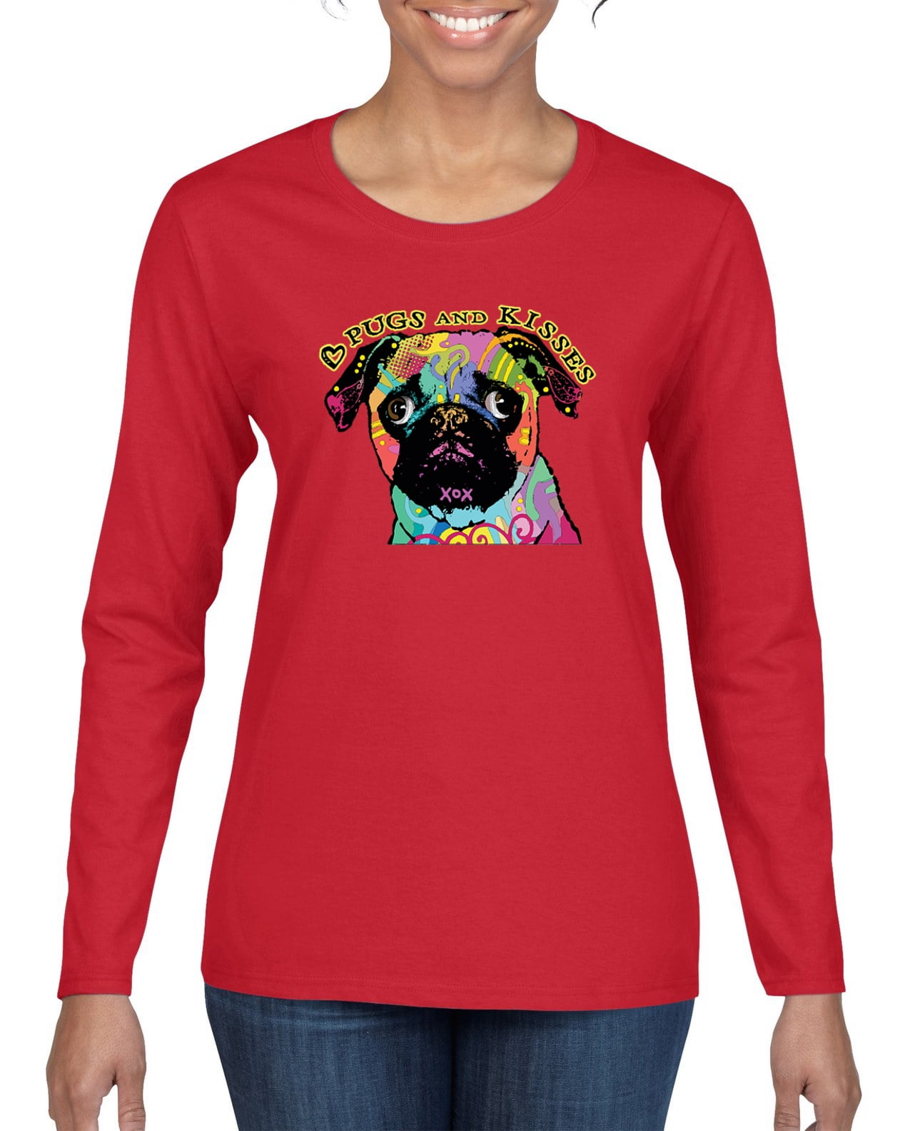 pug womens shirt