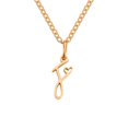thumbnail image 1 of Collar de letras, cadena de clavícula con personalidad femenina, collar de acero inoxidable con personalidad, 1 of 6