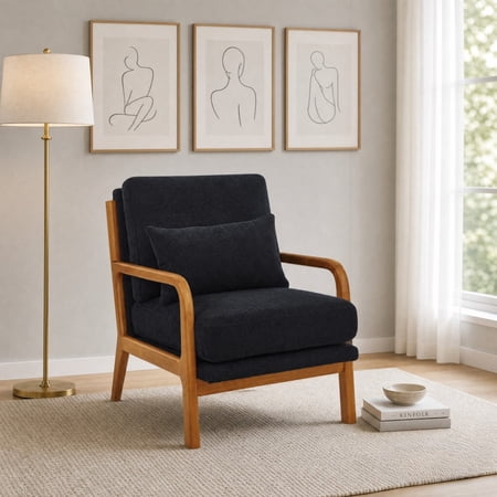 wooden lounge chair product