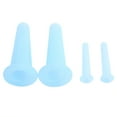 thumbnail image 2 of Cupping Set, Massage Cup Comfortable Convenient And Practical  Strong In Adsorption With 2Pcs Mini Cups For The Eyes For Nose Blue 2 Large 2 Small, 2 of 8