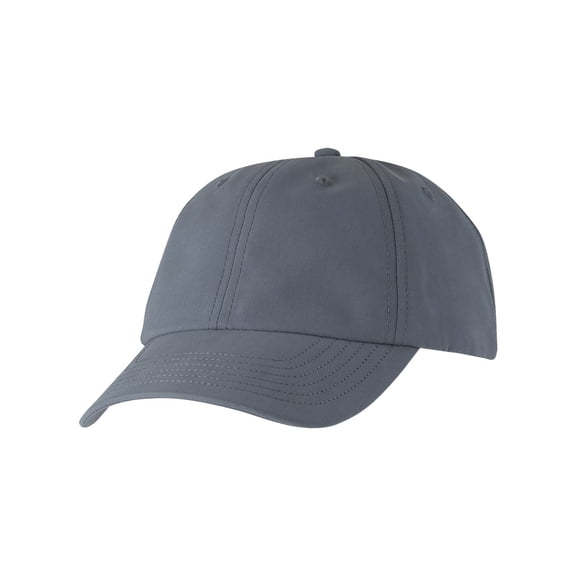 Valucap Performance Microfiber Cap, Gray - Adjustable Size