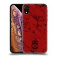 thumbnail image 1 of Head Case Designs Officially Licensed Liverpool Football Club Crest & Liverbird Patterns 1 Red Marble Soft Gel Case Compatible With Apple iPhone XR, 1 of 7