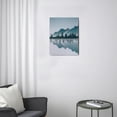 thumbnail image 3 of Artistic Home Decoration Nordic Style Watercolor Mountain Landscape, 12x16 Inch Canvas for Modern Living Spaces, 3 of 7