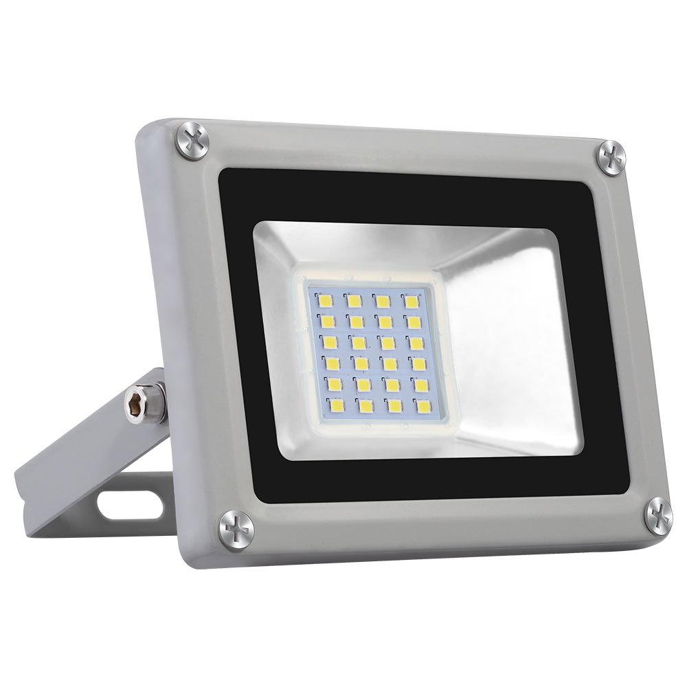 20W LED Motion Sensor Flood Light - IP65 Waterproof, Warm White, Outdoor Security Lamp