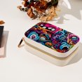 thumbnail image 7 of Graffiti Velvet Portable Travel Organizer with Removable Compartment - Gift, Earring Organizer, Storage Box, and Bracelet Holder, 7 of 7