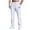 White, variant on Men's Sweatpants Basketball Pants Solid Color Elastic Waist Long Pants Trousers Elastic Trousers Baseball Pants Workout,Jogging,Running Sweat Pants for Men