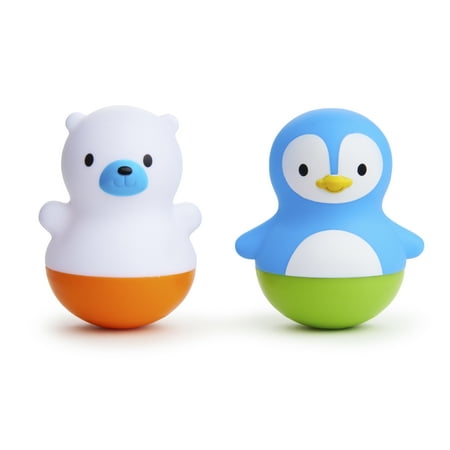 Munchkin® Bath Bobbers™ Baby and Toddler Bath Toy, Polar Bear/Penguin