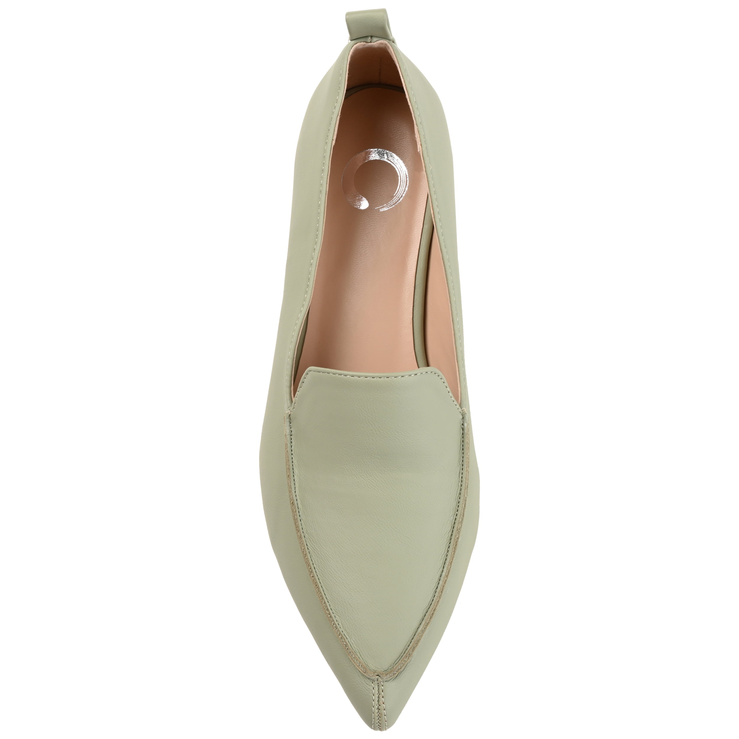 Journee Womens Maggs Loafer Pointed Toe Slip On Flats, Widths Available