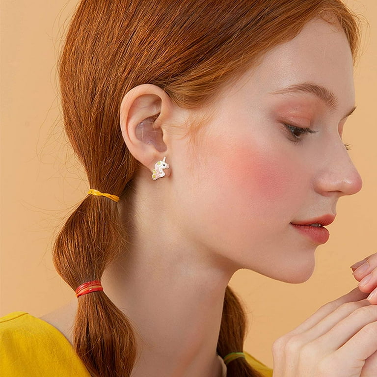 Little girl surgical steel earrings sale