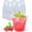 9 oz (No Lids), variant on 9 oz Clear Plastic Cups with Lids (NO HOLE), 30 Sets Fruit Cups for Party, Disposable Parfait Cup for Dessert, Pudding, Cake, Ice Cream, Cupcake, Snacks
