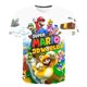 thumbnail image 1 of Camiseta con estampado de Super Mario Bros para niños y niñas, ropa de juego clásico, divertida, de manga corta qym unisex, 1 of 2