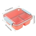 thumbnail image 3 of EDHITNR Clearance Student Lunch Box Microwaveable Worker Sealed Portable Fresh Compartment Lunch Box Black and Friday Deals, 3 of 6