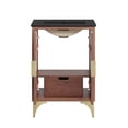thumbnail image 6 of Modway Daylight 24" Solid Mango Wood Bathroom Vanity in Black/Walnut, 6 of 7