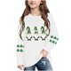 thumbnail image 1 of Blusas y camisas de manga larga con cuello redondo, moda del Día de San Patricio, blusa informal con estampado bonito de manga larga para niños y niñas., 1 of 5