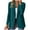 Dark Green, variant on Women's Long Sleeve Blazer Open Front Lapel Business Casual Pockets Work Office Blazer Jacket